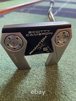 SCOTTY CAMERON PHANTOM X 5.5 PUTTER 30 Stability Tour Shaft HEADCOVER RH