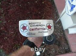 SCOTTY CAMERON TITLEIST CALIFORNIA FASTBACK Putter NO HEAD COVER Used 33 IN