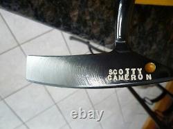 SCOTTY CAMERON TOUR ONLY STUDIO DESIGN YELLOW DOT With CIRCLE T HC TITLEIST PUTTER