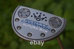 STUNNING Custom Engraved Scotty Cameron Titleist Futura 5CB Mallet Putter RH 34