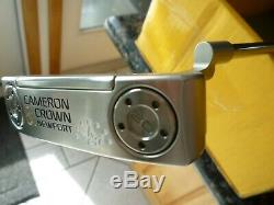 SWEET SCOTTY CAMERON AND CROWN NEWPORT TITLEIST PUTTER 33 With HEAD COVER