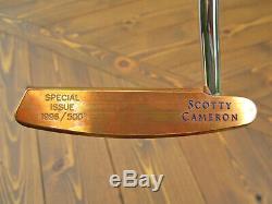 Scotty Cameron 1996 COPPER Sonoma Limited Edition 1/500 GRIP & SUEDE HEADCOVER