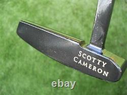 Scotty Cameron 1996 Gun Blue Newport Putter With Black Titleist Script Headcover