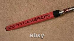Scotty Cameron 35 Red X2 3 Dot Titleist Putter, with Headcover, RH, Mallet