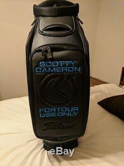 Scotty Cameron CT Black Staff Bag Back in Black Circle T Tour Use Only Titleist
