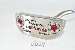 Scotty Cameron California Sonoma 34in RH Golf Club Putter Titleist Headcover HC