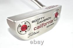 Scotty Cameron California Sonoma 34in RH Golf Club Putter Titleist Headcover HC