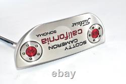 Scotty Cameron California Sonoma 34in RH Golf Club Putter Titleist Headcover HC