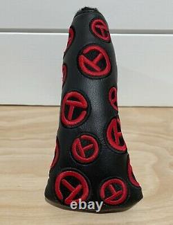 Scotty Cameron Ct Headcover Dancing Circle T Putter Cover Titleist Black Red New