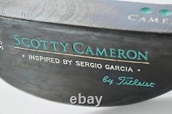 Scotty Cameron Del Mar 3.5 Inspired By Sergio Garcia Puteer Titleist 33.5in RH