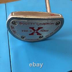 Scotty Cameron Golf Putter RH Red X Titleist 35 330 gm 303gss Insert. Withcover