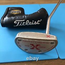Scotty Cameron Golf Putter RH Red X Titleist 35 330 gm 303gss Insert. Withcover