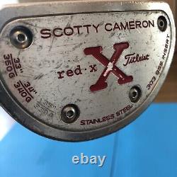 Scotty Cameron Golf Putter RH Red X Titleist 35 330 gm 303gss Insert. Withcover