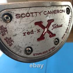 Scotty Cameron Golf Putter RH Red X Titleist 35 330 gm 303gss Insert. Withcover