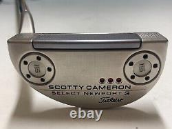 Scotty Cameron Lefty Select Newport 3 34 Inch With Headcover Titleist Putter Lh