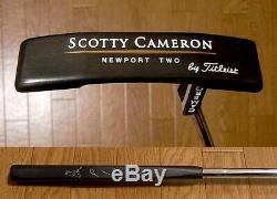 Scotty Cameron NEWPORT TWO Putter Titleist Japan 34.125 inch Gun blue finish