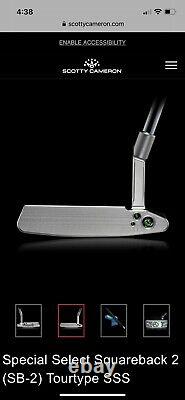 Scotty Cameron Newport Circle T Special SB-2 Putter (Tour Use Only)