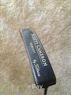 Scotty Cameron Newport Te I3 Teryllium By Titleist 33 3/8 Putter + HC