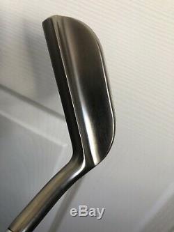 Scotty Cameron Platinum Napa Putter With Leather Grip And Matching Head cover