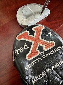 Scotty Cameron Red-X2 Long Putter 49 with Titleist Head Cover
