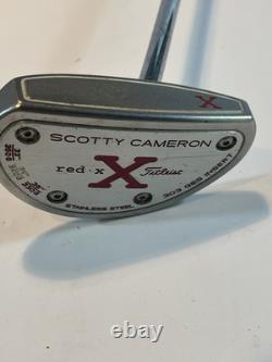 Scotty Cameron Red X Putter Titleist 34 Inches Steel RH