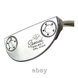Scotty Cameron Special Select Del Mar Titleist 34 Putter Steel Shaft Headcover