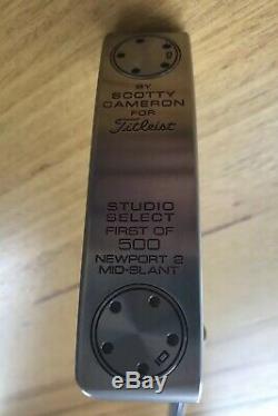 Scotty Cameron Studio Select First of 500 Newport 2 Mid Slant Brand New