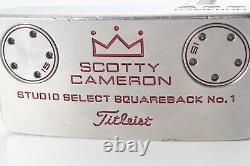 Scotty Cameron Studio Select Squareback No1 Putter Titleist 34in RH Square Back