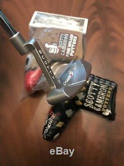 Scotty Cameron Studio Stainless Laguna 2.5 putter With 2 Covers Titleist 35