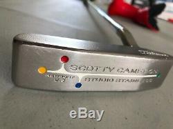 Scotty Cameron Studio Stainless Newport 2.5 34 Right handed Putter with Headcover