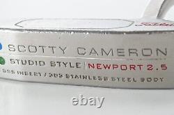 Scotty Cameron Studio Style Newport 2.5 RH 303 GSS Insert Titleist 34in Putter