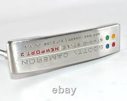 Scotty Cameron Studio Style Newport 2 RH Titleist 34in Golf Putter Headcover