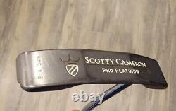 Scotty Cameron TITLEIST Pro Platinum Big Sur 38 RH Putter