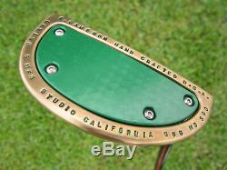 Scotty Cameron TOUR GSS M3 Chromatic Bronze with Augusta Green Sole & Snow 360G