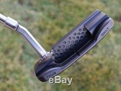 Scotty Cameron TOUR ONLY Black T22 Newport Teryllium CIRCLE T Two Tone 360G