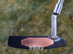 Scotty Cameron TOUR ONLY Black T22 Newport Teryllium CIRCLE T Two Tone 360G