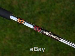 Scotty Cameron TOUR ONLY Black T22 Newport Teryllium CIRCLE T Two Tone 360G