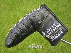 Scotty Cameron TOUR ONLY Black T22 Newport Teryllium CIRCLE T Two Tone 360G