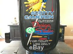Scotty Cameron TOUR ONLY Paintsplash Staff Bag 2010 RARE Titleist