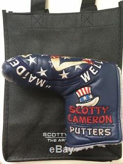 Scotty Cameron Titleist 2013 US Open Maiden America Putter Headcover NOOB rare