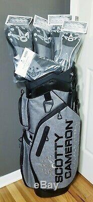 Scotty Cameron Titleist 2019 Circle T Heather Gray Cart Bag & Headcover Set