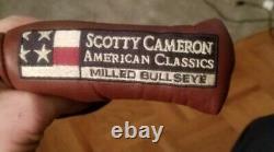 Scotty Cameron Titleist Bullseye Platinum Finish 35 Flange Putter Rare Pga
