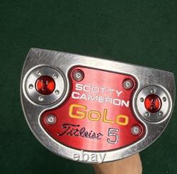 Scotty Cameron Titleist GoLo 5 Mallet 34in Double Bend with Headcover