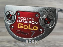 Scotty Cameron Titleist Golo 7 Mallet Putter 35 w Headcover