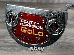 Scotty Cameron Titleist Golo 7 Mallet Putter 35 w Headcover