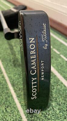 Scotty Cameron/Titleist Newport Gun Blue Putter 35 Original Grip + HC Excellent