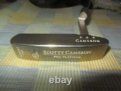 Scotty Cameron Titleist Pro Platinum Newport 2 Putter RH 35 New Grip withcover NR