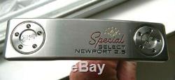 Scotty Cameron Titleist Special Select NEWPORT 2.5 Putter 34 NEW with headcover