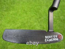 Scotty Cameron Tour Only 009 Beach Carbon 3x Black Circle T 350G with CROWN & DOT