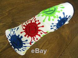 Scotty Cameron Tour Only White Dancing PAINT SPLASH Circle T's Headcover NEW